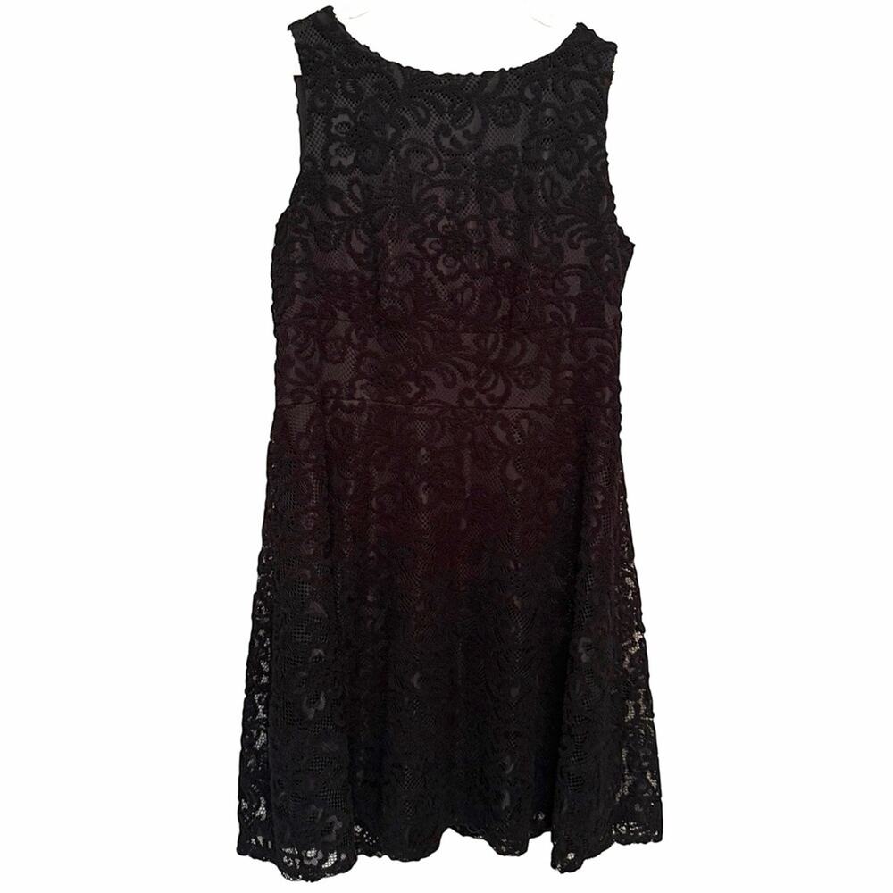 dressbarn Black Lace Mini Dress